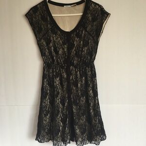 Kimchi Blue Lace Button Front Dress